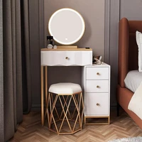 makeup wooden chest of drawers vanity table dressing table with mirror sets console furniture storage bedroom furniture 50 70cm