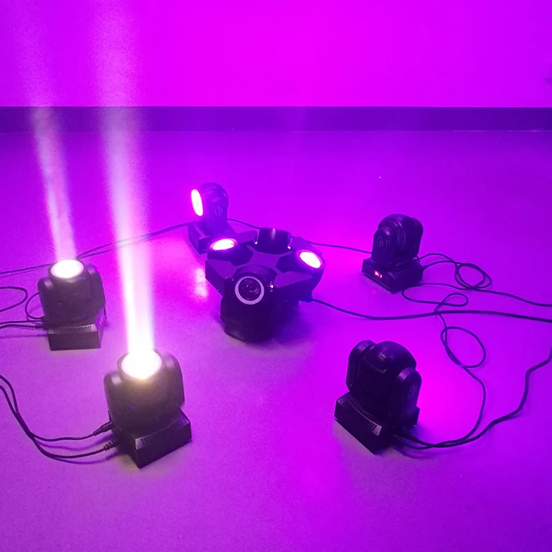 

2pcs Mini LED Beam 40W Moving Head Light DMX Controller Stage Light DJ Disco Party Lights