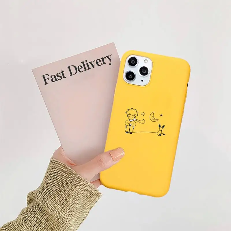

Little Prince luxury Phone Case coque Candy Color for iPhone 11 12 mini pro XS MAX 8 7 6 6S Plus X SE 2020 XR