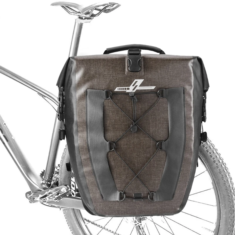

Bicycle Pannier Bag 27L Large Capacity MTB Mountain Road Bike Cycling Rear Rack Seat Waterproof Cargo Rack Pack