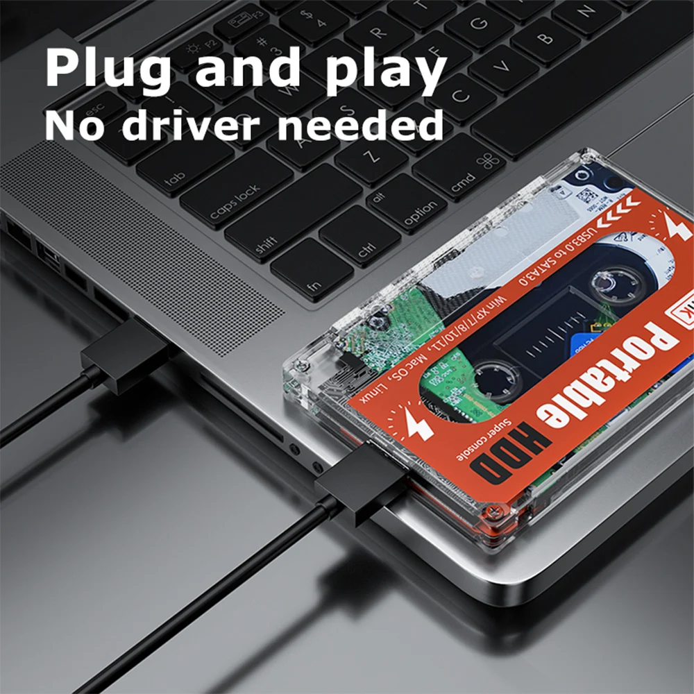 2T HDD Портативный внешний игровой жесткий диск SATA 3 для ноутбука/ПК/Windows/Mac OS с 63000 +
