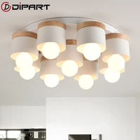modern simple design led ceiling lights for dining wooden kitchen lampadario vintage metal hanging lamp restaurant luminaria