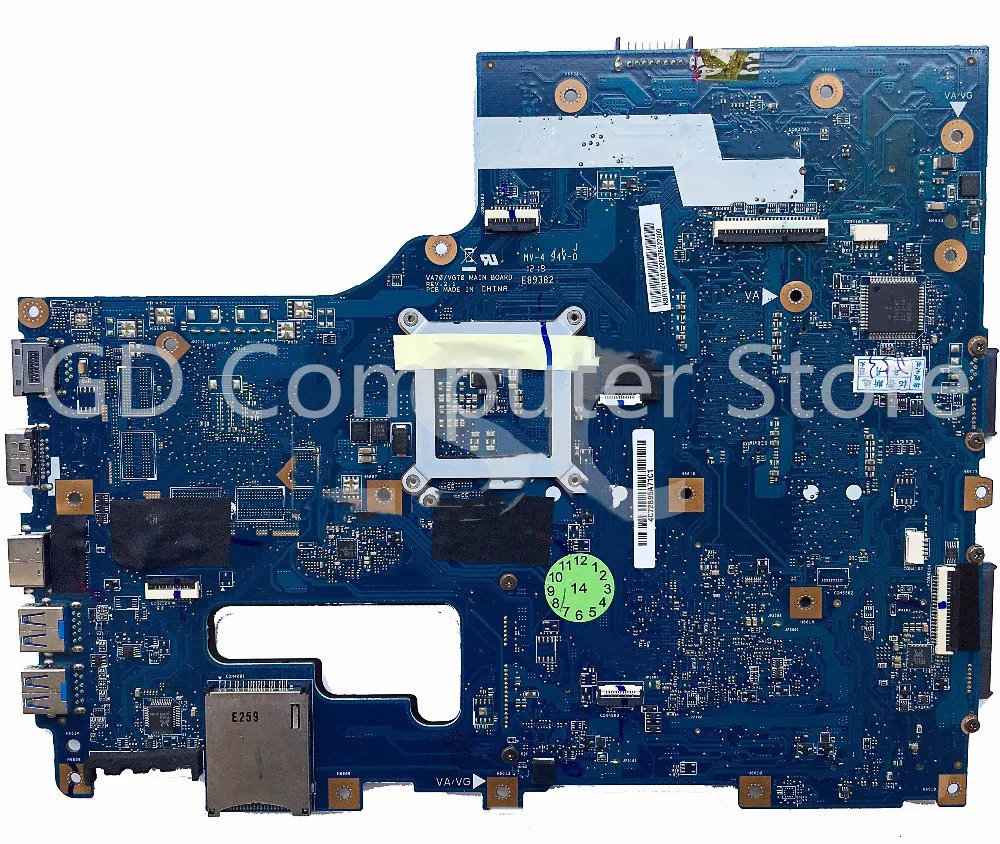 GD для Acer V3-771 Материнская плата ноутбука NBRYR11001 VA70 VG70 REV: 2 1 HM77 DDR3 HD4000 протестированы