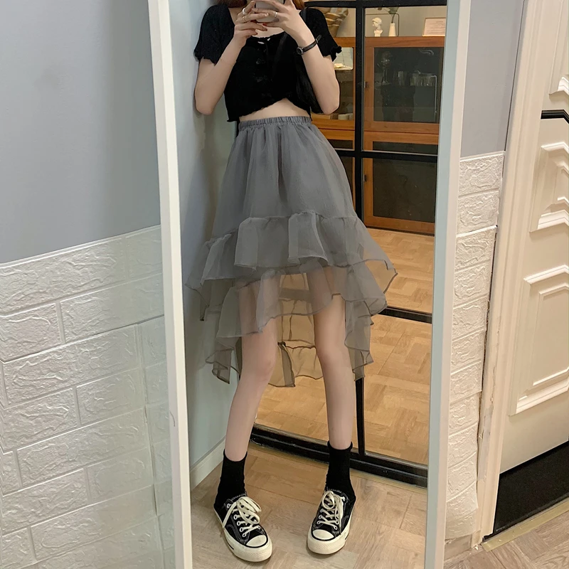 

Women's half-length skirt fairy irregular personality all-match skirt 2021 summer fashion women's clothing