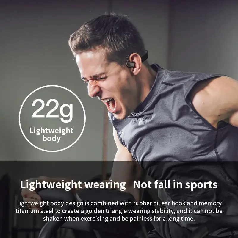 Наушники с открытыми ушами Bluetooth беспроводные не в ушах дисплеем наушники