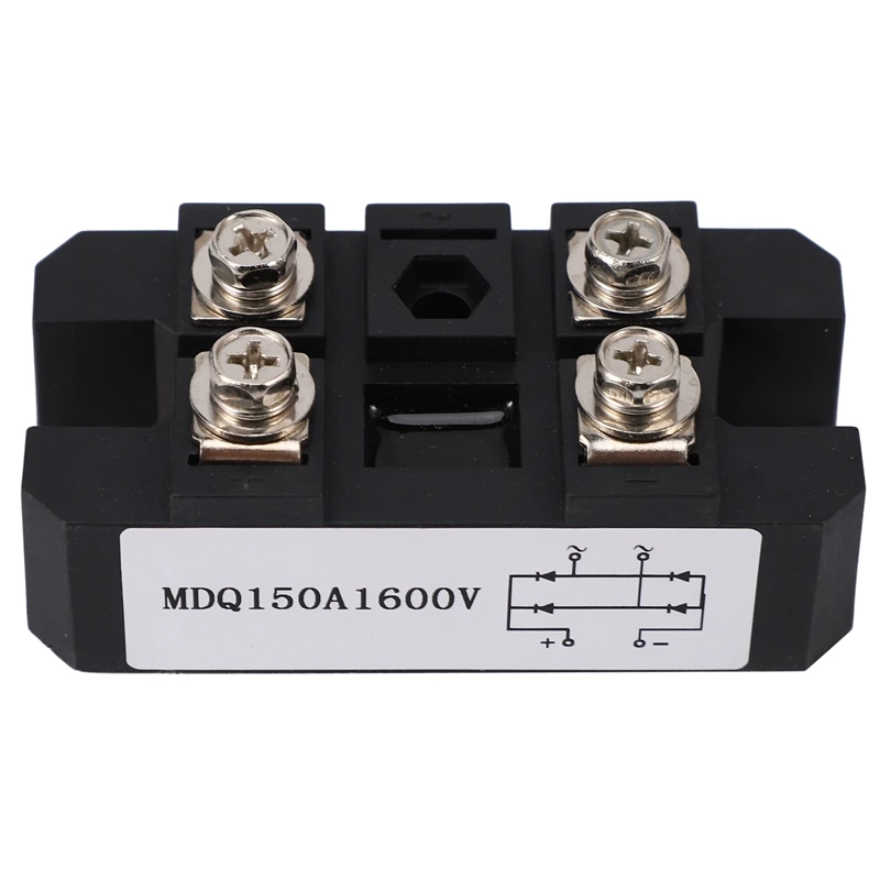 1 шт. MDQ 150A 1600V черный однофазный диодный мост выпрямитель Amp высокой мощности