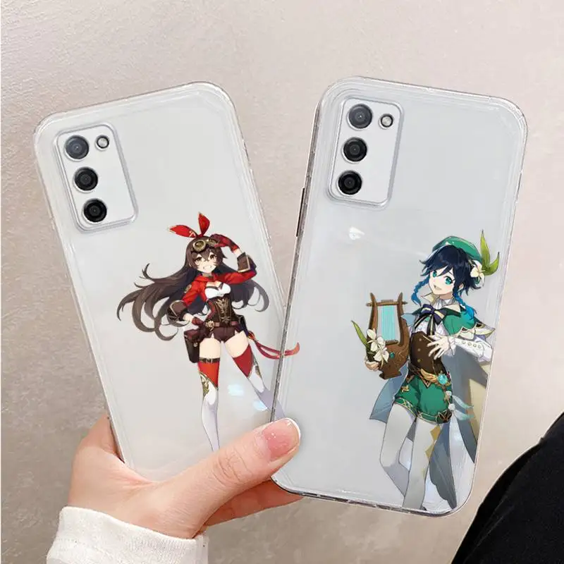 

genshin impact Phone Case For Xiaomi Mi 11 Ultra Lite 10 Redmi Note 9 8 7 9a K30S K40 Pro Transparent Coque