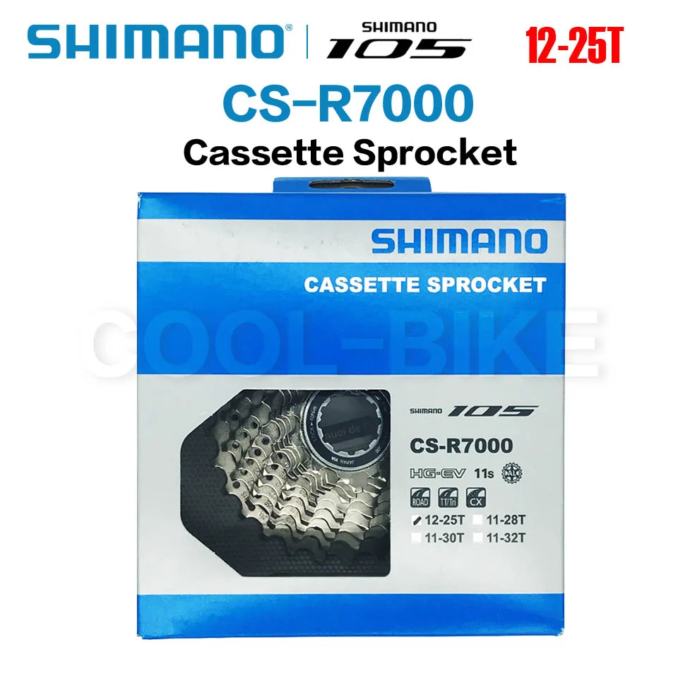 

SHIMANO 105 CS R7000 11S Road bike HG Cassette Sprocket Freewheels 11-28T 11-30T 11-32T 11-34t 105 5800 R7000 Cassette Sprocket