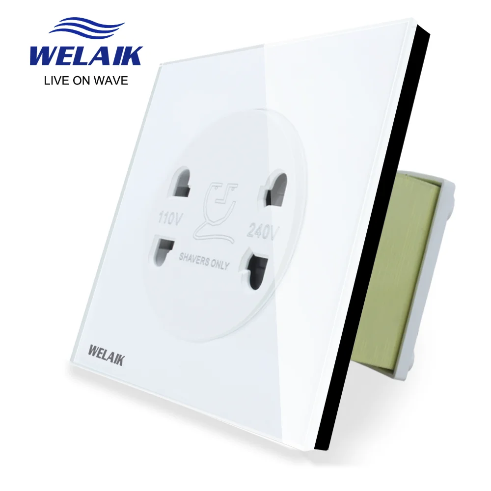 -wall Power-socket 2a  Uk-standard Shaver Socket B18txw