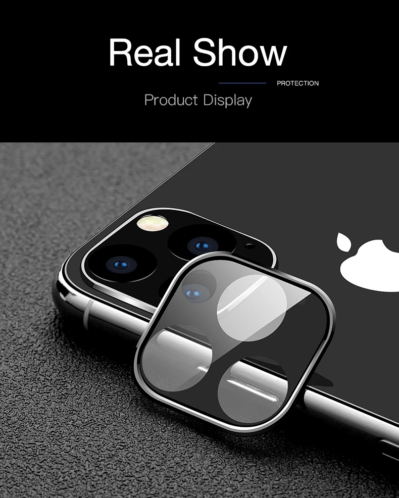 Cafele, 2 шт., защита объектива камеры, закаленное стекло для iPhone 11 pro max, ультратонкое, 9 H, жесткое Защитное стекло для iPhone 11 pro max