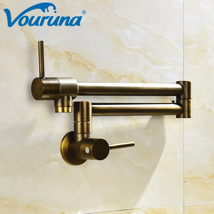Vouruna смеситель для холодной воды античный латунный настенный кухонный кран