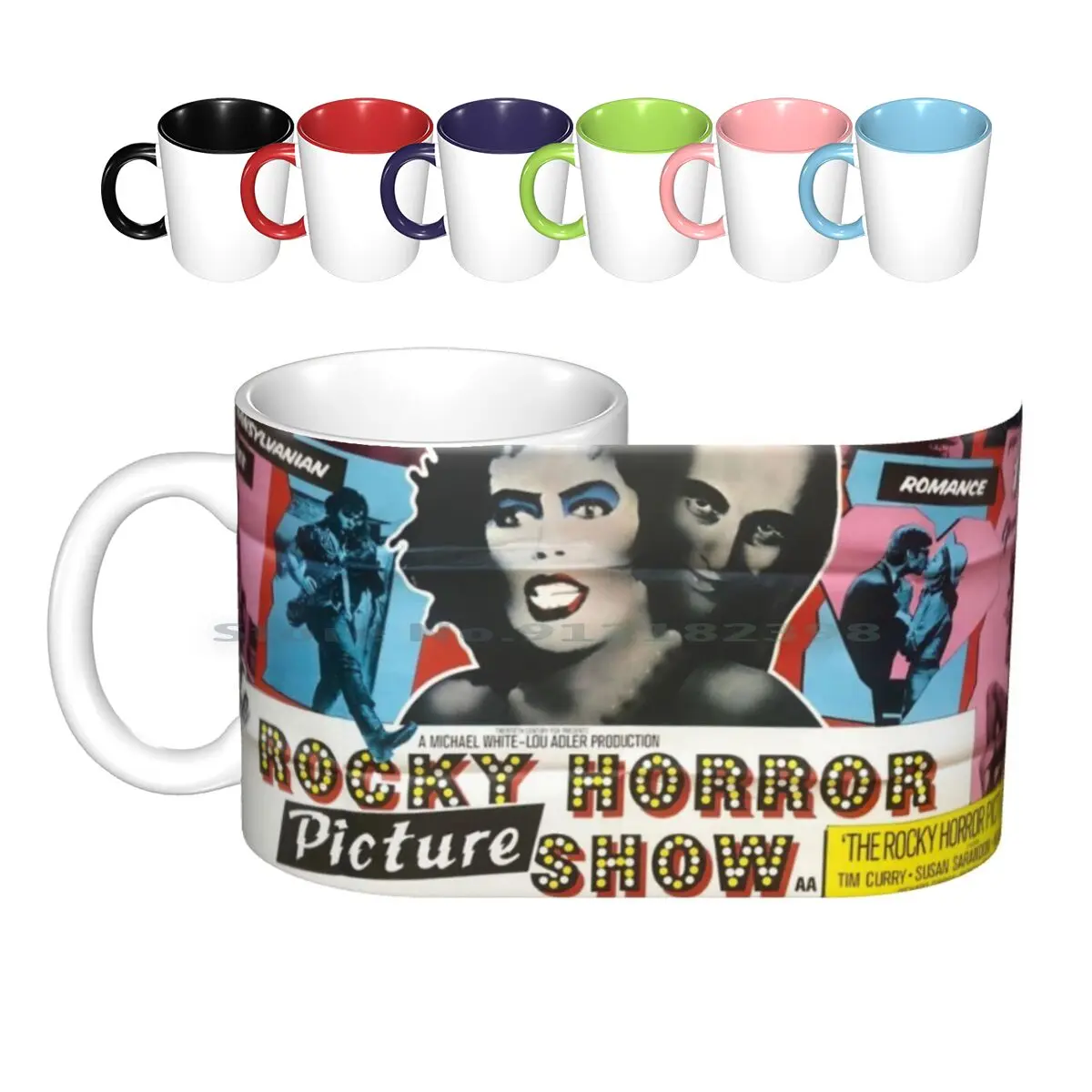 

The Horror Picture Show Ceramic Mugs Coffee Cups Milk Tea Mug Horror Horror Movie Movie Scary Movie Cinema Film Vintage The