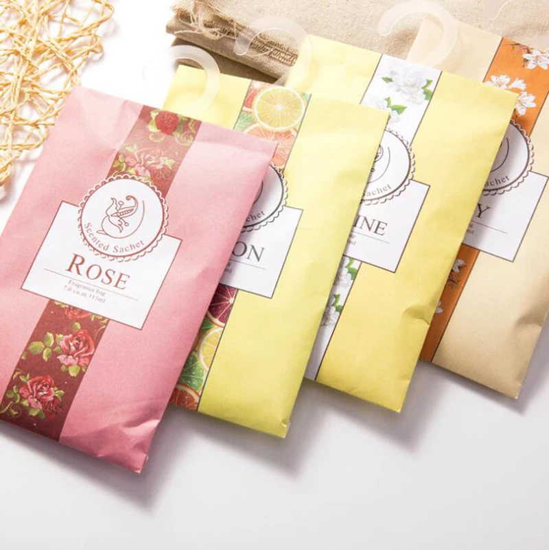 

10Pcs Natural Smell Incense Wardrobe Sachet Air Fresh Scent Bag Perfume Sachet Bag Aromatherapy Package Wardrobe Supplies GYH
