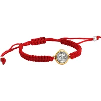 2pcs zinc alloy tone saint benedict medal on adjustable red cord wrist diy weave bracelet b 333