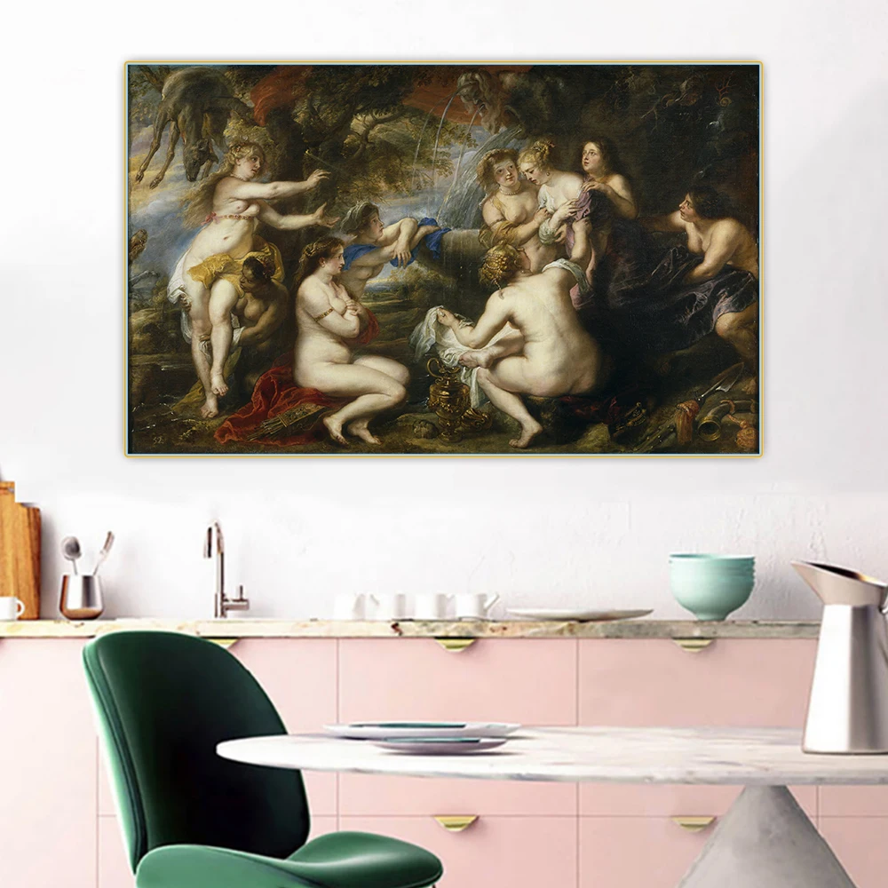 Citon Питер пол Рубенс 》 Диана и Каллисто картина маслом на холсте художественный