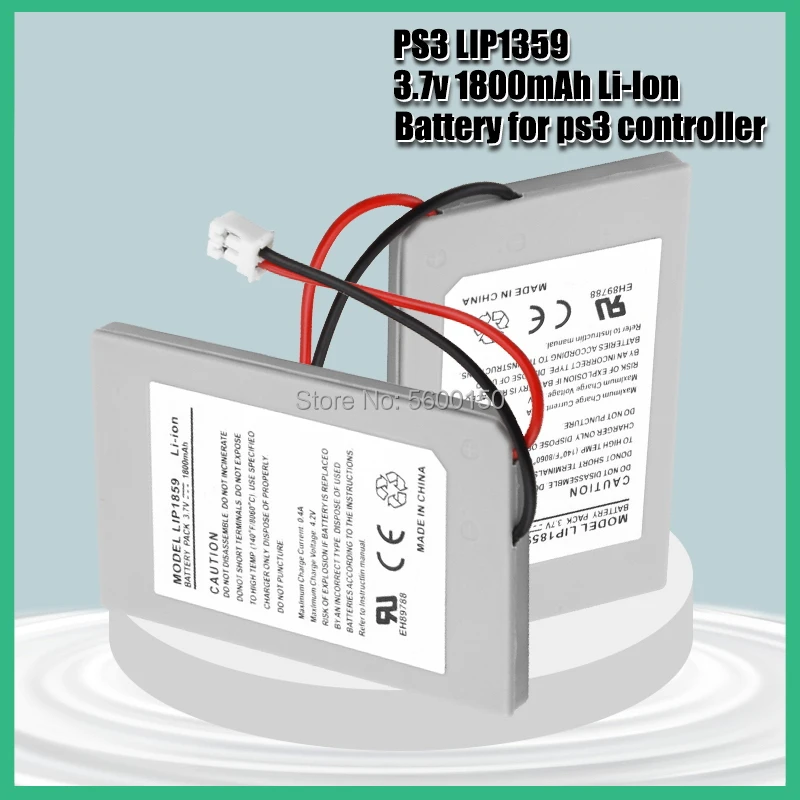 

3.7V 1800mAh Rechargeable Battery for Sony PS3 Bluetooth controller wireless controller Battery Pack