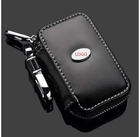 Подходит для мужчин черный держатель ключей ключница кожа ключи кошельки