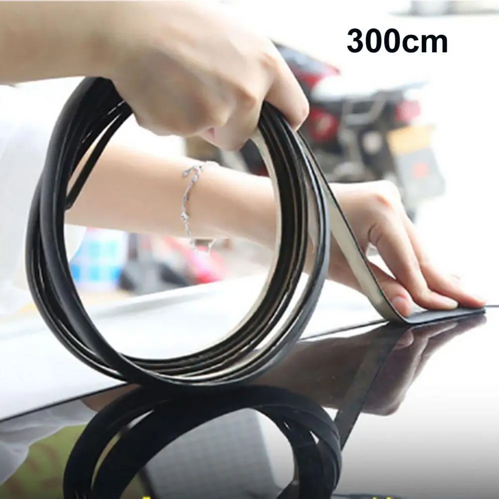 

300cm Car Vehicle Windshield Waterproof Sound Insulation Rubber Sealing Strip