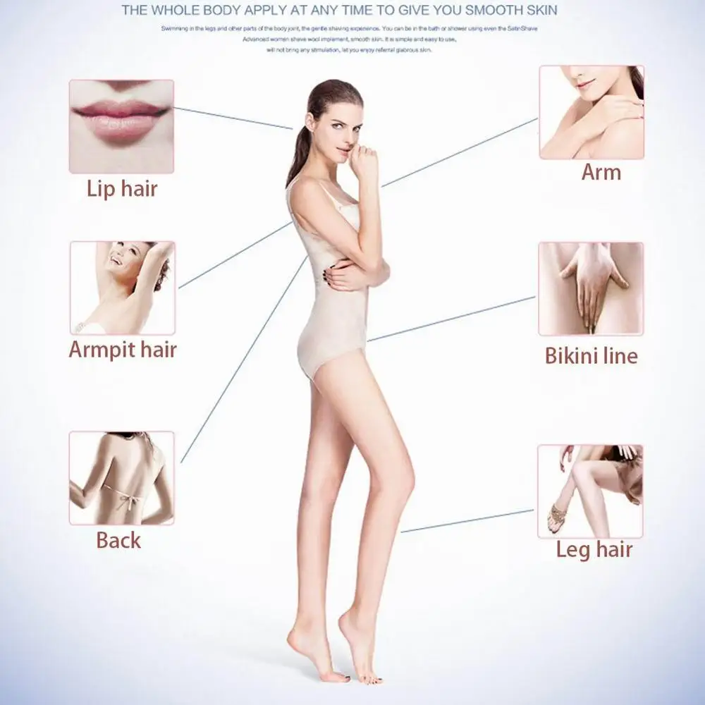 Эпилятор женский Электрический 2 в 1 устройство для удаления волос на лице