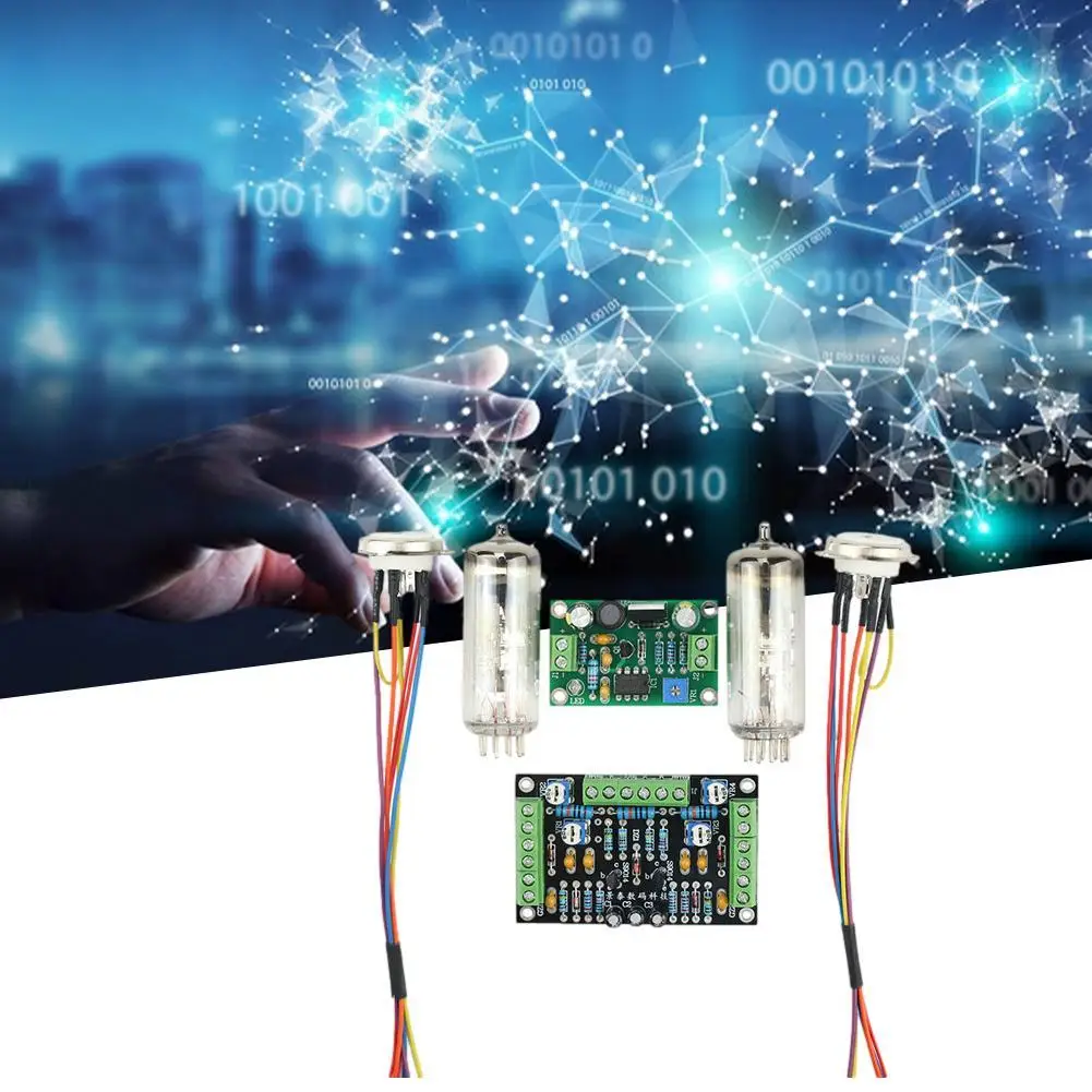 1 шт. двухканальный низковольтный 6E2 ламповый индикатор драйвер усилитель