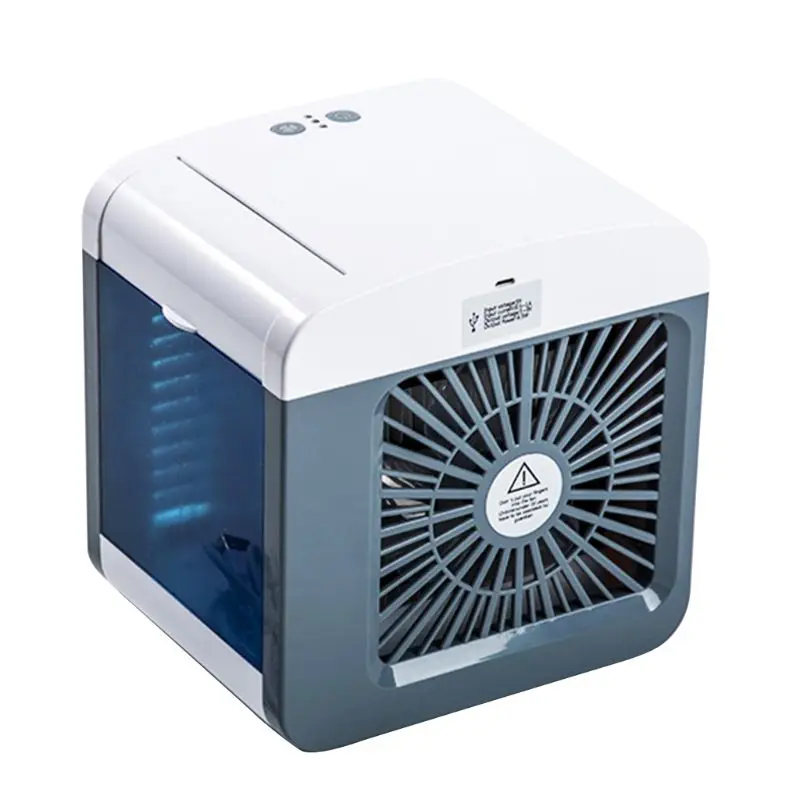 3 in 1 Portable Air Cooler USB Personal 7 Colors LED Lights Air Conditioner Space Air Conditioner Fan Evapolar Humidifier Office