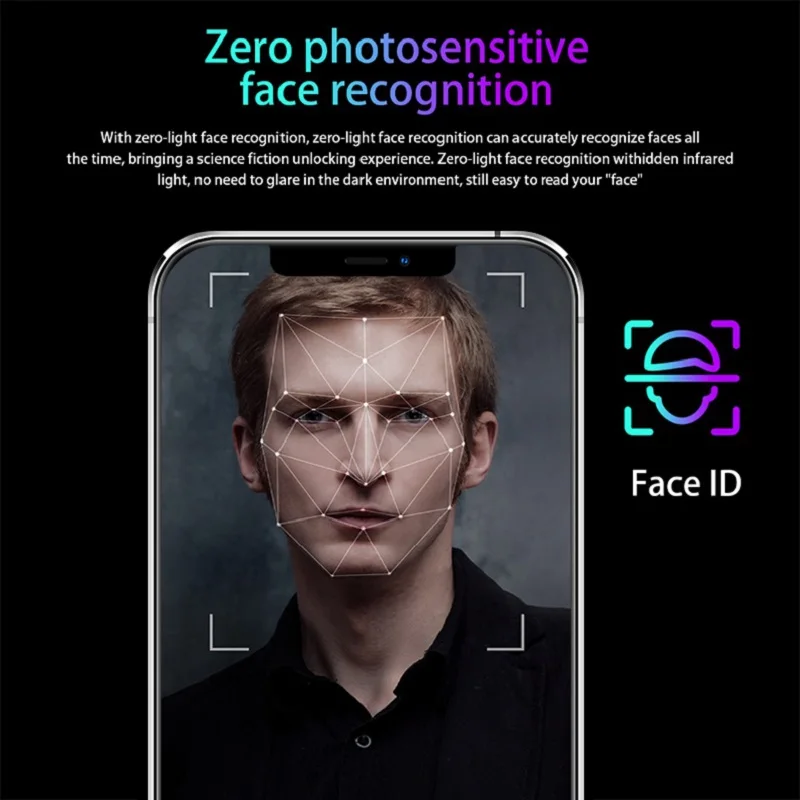 Tel&eacute;fono Inteligente I12 Pro max, versi&oacute;n Global, Dual SIM, Deca Core, 4800Mah, reconocimiento de huella dactilar, identificaci&oacute;n facial, 512GB + 12GB, 13 + 32MP-1