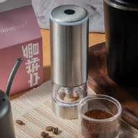 electric coffee grinder portable stainless steel mini coffee bean grinder bean nut cereal grinder coffee multi function machine