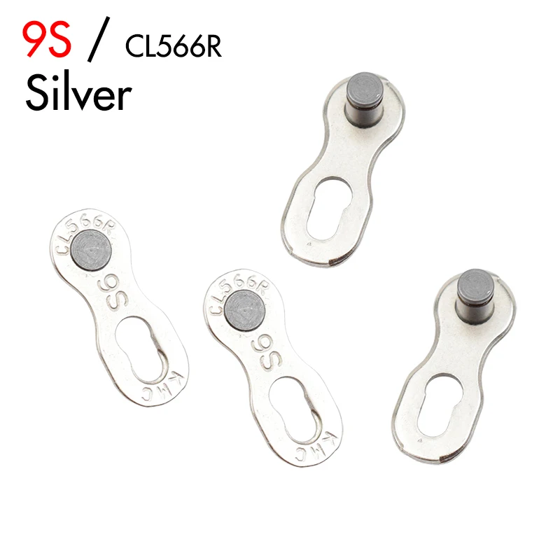 9S Silver 2 пары/Лот звено велосипедной цепи 6 7 8 9 10 11 скорость MTB цепь для дорожного велосипеда соединитель Быстрый мастер соединение велосипедная цепь отсутствует звено - Цвет: 9S Silver
