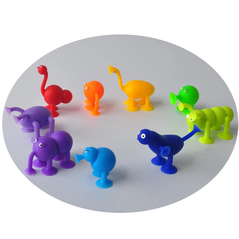 

Children DIY Silicone Suction Cup Blocks Educational Assembled Sucker Construction Building Blocks Toy