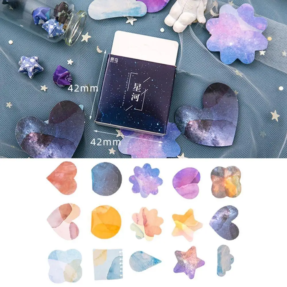 

Starry Hand Account Sticker Galaxy Paper DIY Decoration Stamp Stickers for Laptop Planners Scrapbook Stationery