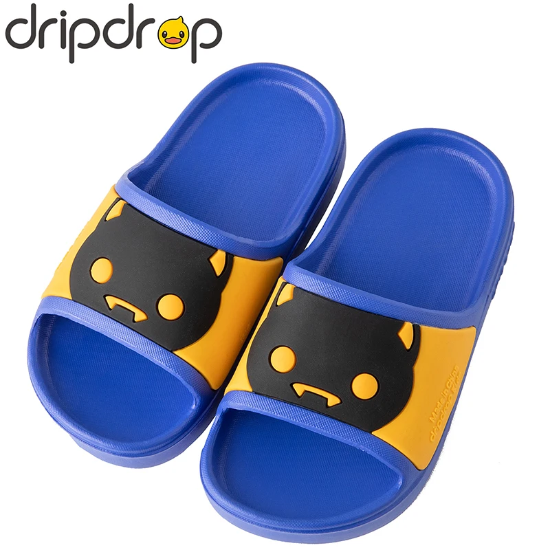 Dripdrop/Обувь для девочек и мальчиков; пляжные сандалии для бассейна; Детские домашние Тапочки для ванной; вьетнамки