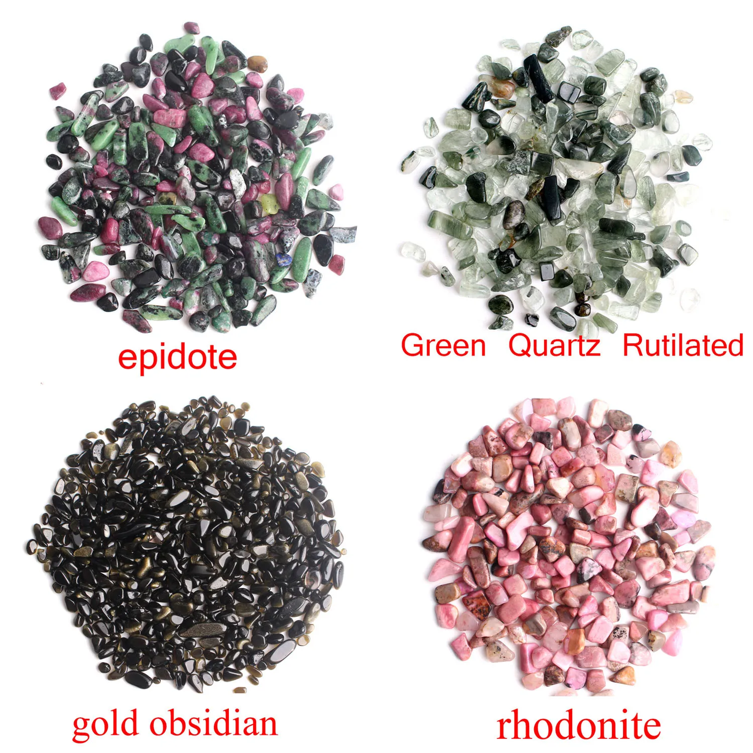 Красочный мини натуральный полированный кристалл кварца камень Макадам гравий