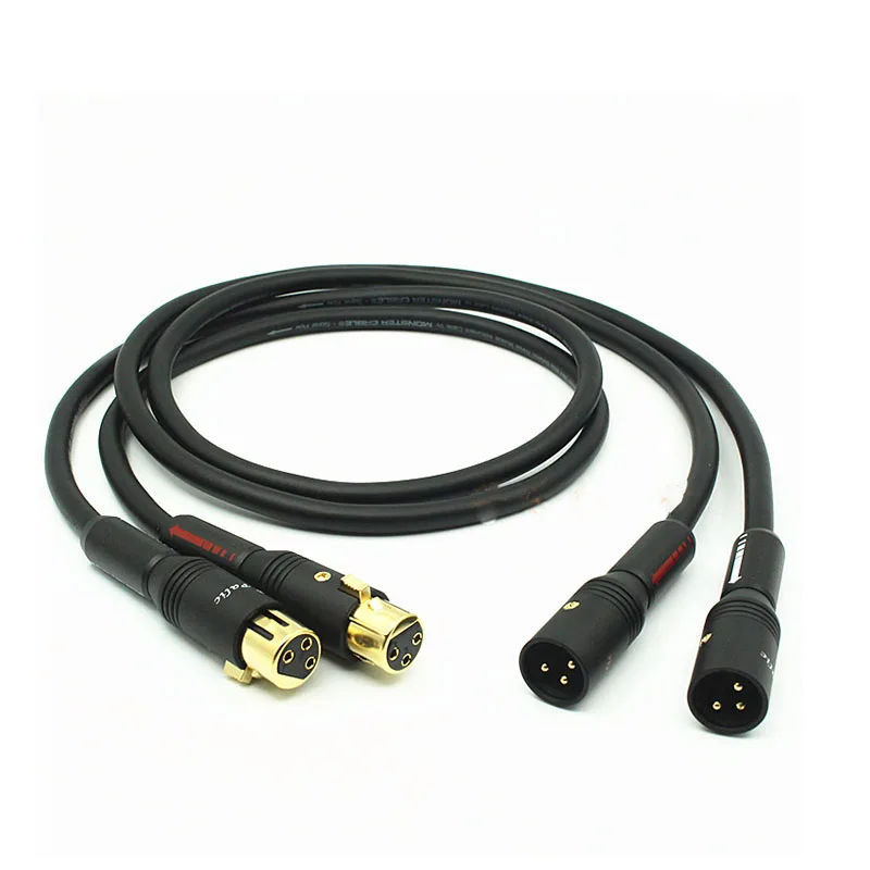 Кабель Colleimage Hifi XLR Pure OCC аудиокабель с высококачественным штекером из углеродного