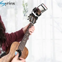 2021 mobile phone live broadcast bracket stand guitar head clip holder tripod clip head support desktop music guitar holder