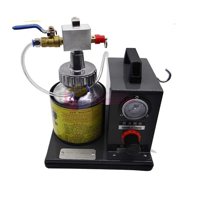 1L Автоматическая пневматическая обувь клеемазальная машина один клеевой