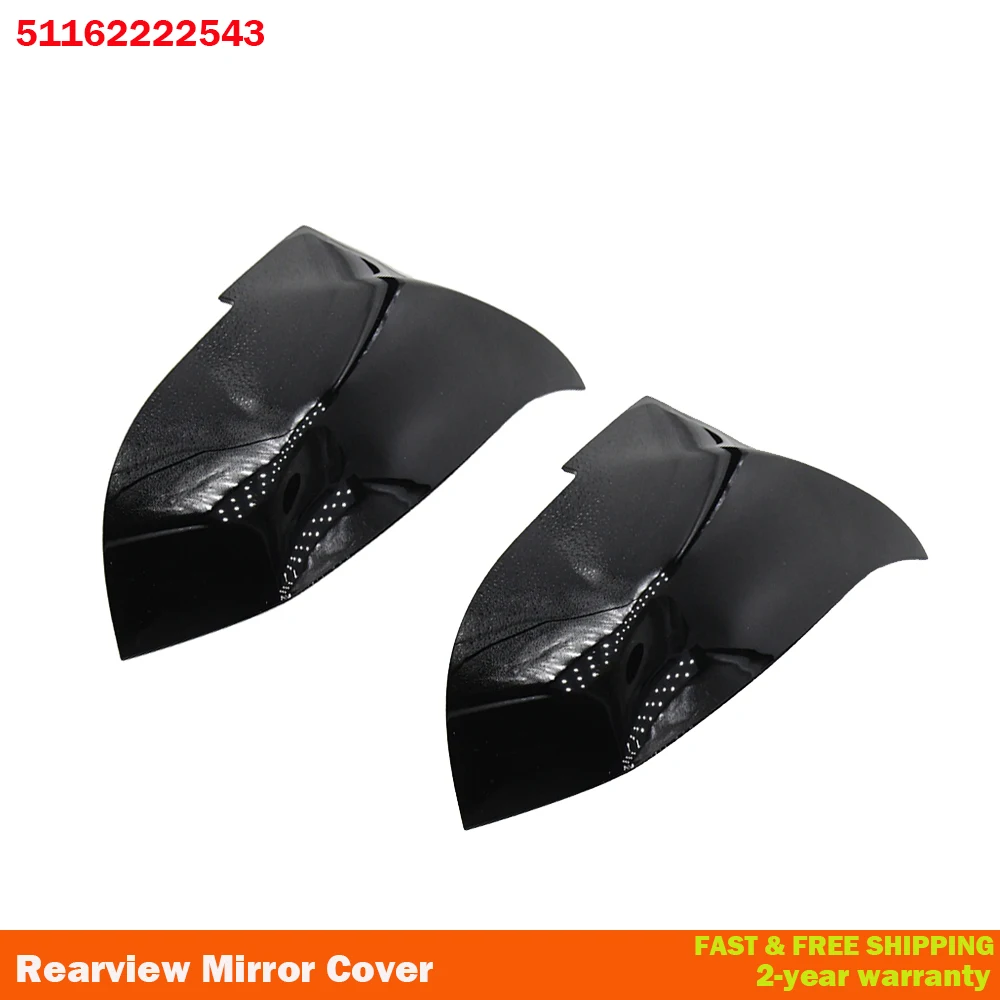 

For BMW 1 2 3 4 Series F20 F21 F22 F23 F87 M2 F30 F31 F34 F32 F33 F36 Rear View Mirror Cover Case Cap Gloss Black 51162222543