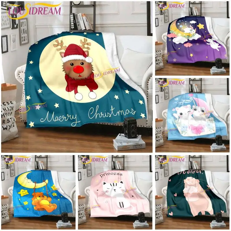 

Animal series printed super soft flannel blanket flannel bedspread bedding sofa