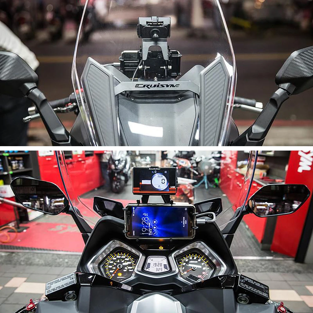 Держатель для смартфона SYM JOYMAX Z 300 2018 2019 CRUISYM 2017 2019|Накладки и декоративные