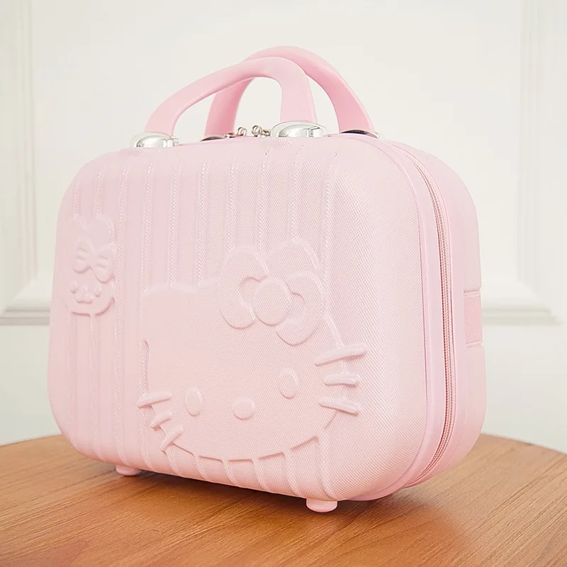 

DISNEY 2021 Hot Hand Makeup Box 14 Inch Makeup Beauty Box Makeup Bag Lockable Jewelry Box Ladies Gift Pink Bag
