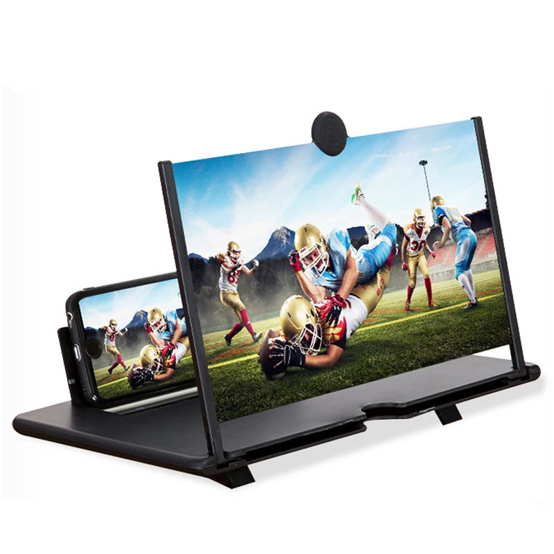 

10 inch Mobile Phone Screen Magnifier HD Video Amplifier Stand Bracket Movie Game Live Magnifying Pull-out Folding Phone Holder