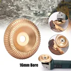 100 мм круглые деревянные угловые шлифовальные для шлифовального колеса резьба, вращающийся инструмент абразивный диск угловая шлифовальная машина покрытие карбида отверстия для формовки