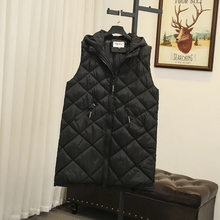 Повседневные длинные жилеты размера плюс 2019 зимняя одежда модные Свободные