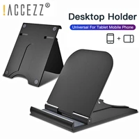 accezz desktop holder phone stand universal for iphone 12 11 pro 7 x ipad huawei support bracket 180 degree adjustable tablet