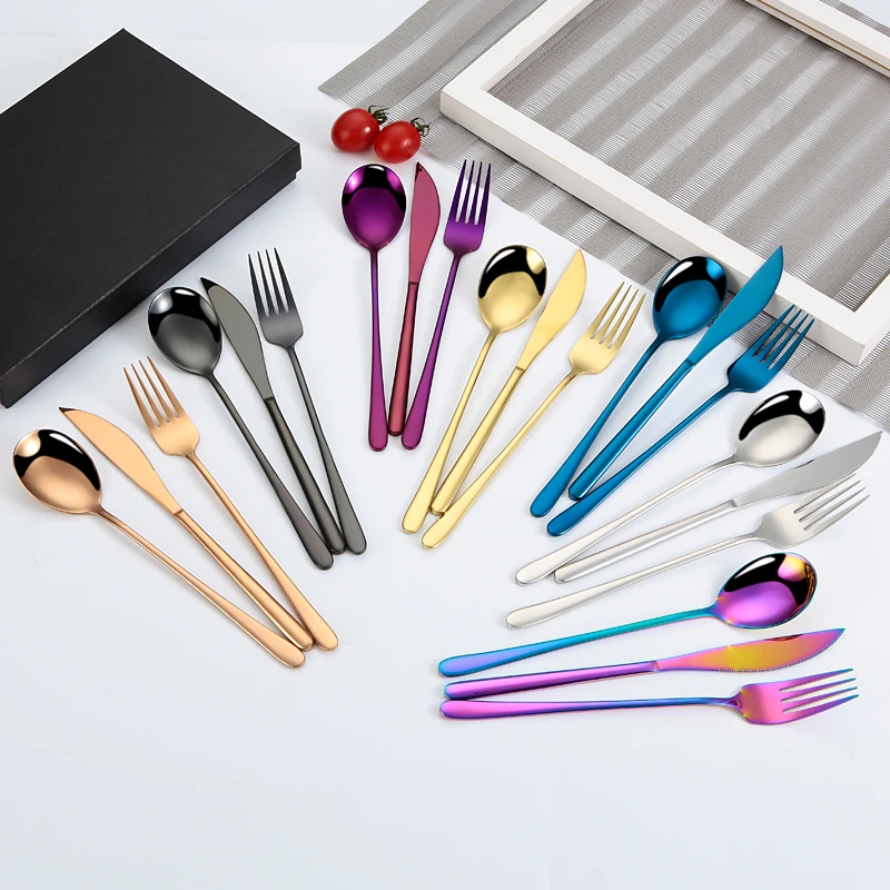 Набор столовых приборов 3 в 1 набор вилка ложка нож дорожная посуда столовые