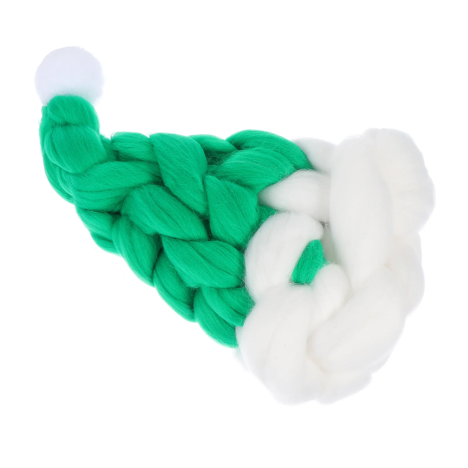 

1Pc Festival Tree Topper Xmas Woolen Yarn Hat Tree Ornament Party Hanging Decor