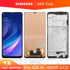 Новинка 100%, сенсорный ЖК-экран для Samsung Galaxy A32 4G A325 A325F SM-A325M SM-A325FDS, дигитайзер в сборе, замена a32 4g LCD