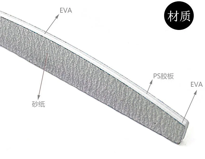 Профессиональная пилка для ногтей 1/5 шт. полировальный блок 100/180 УФ гель лака