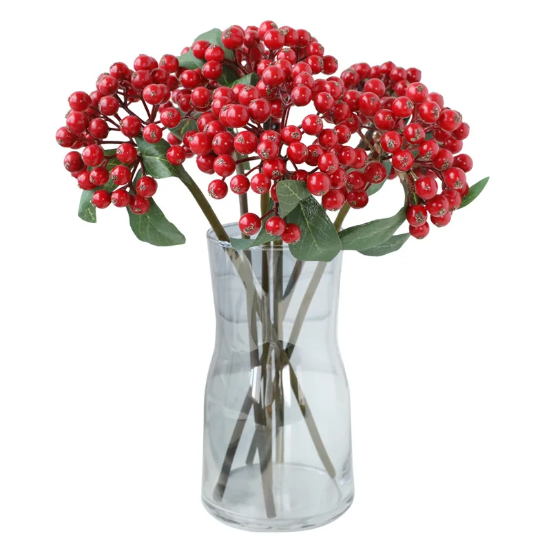 

Artificial Mini Berries Fake Berries Foam Flowers Wedding Christmas Home Furnishing Table Plant Decoration Artificial Flowers