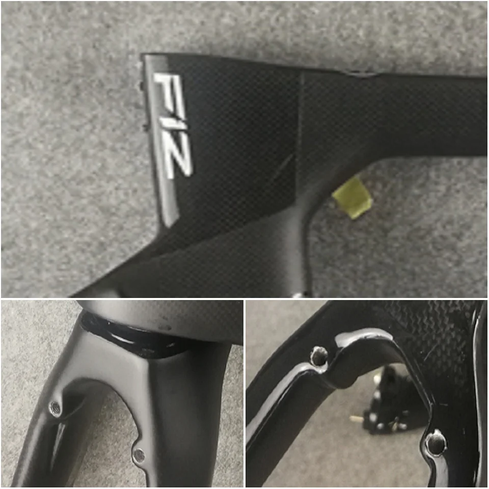 

T1100 1K BoB Black on Black F12 carbon road bike frames Direct mount brakes Frameset Handlebar 400/420/440*90/100/110/120mm