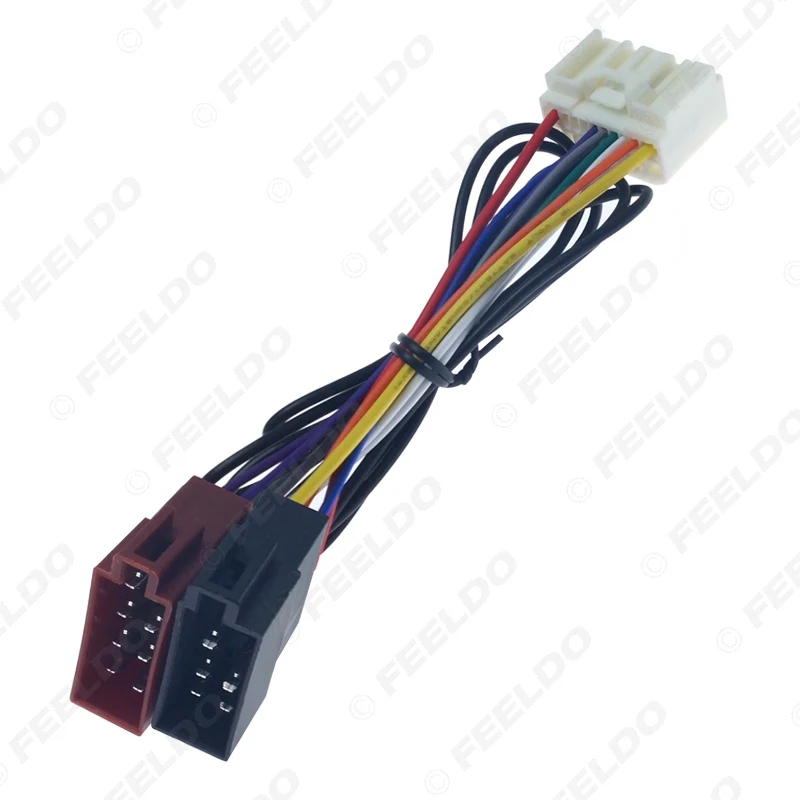 Переходник для стереосистемы FEELDO Mitsubishi 2007 +/ISO CD оригинальный кабель |